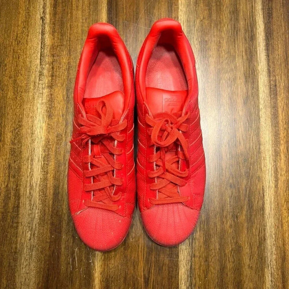 Adidas Superstars Adicolor Scarlett Red Size 13 - Picture 3 of 7